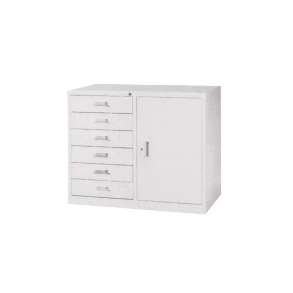 3-29項單邊6抽屜鋼製公文櫃