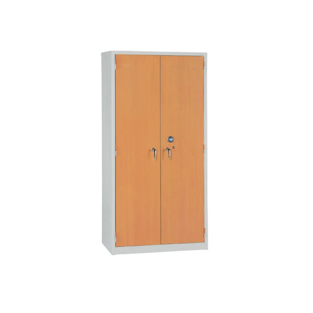 雙開門密碼鎖保密公文櫃(熱烤轉印木紋)