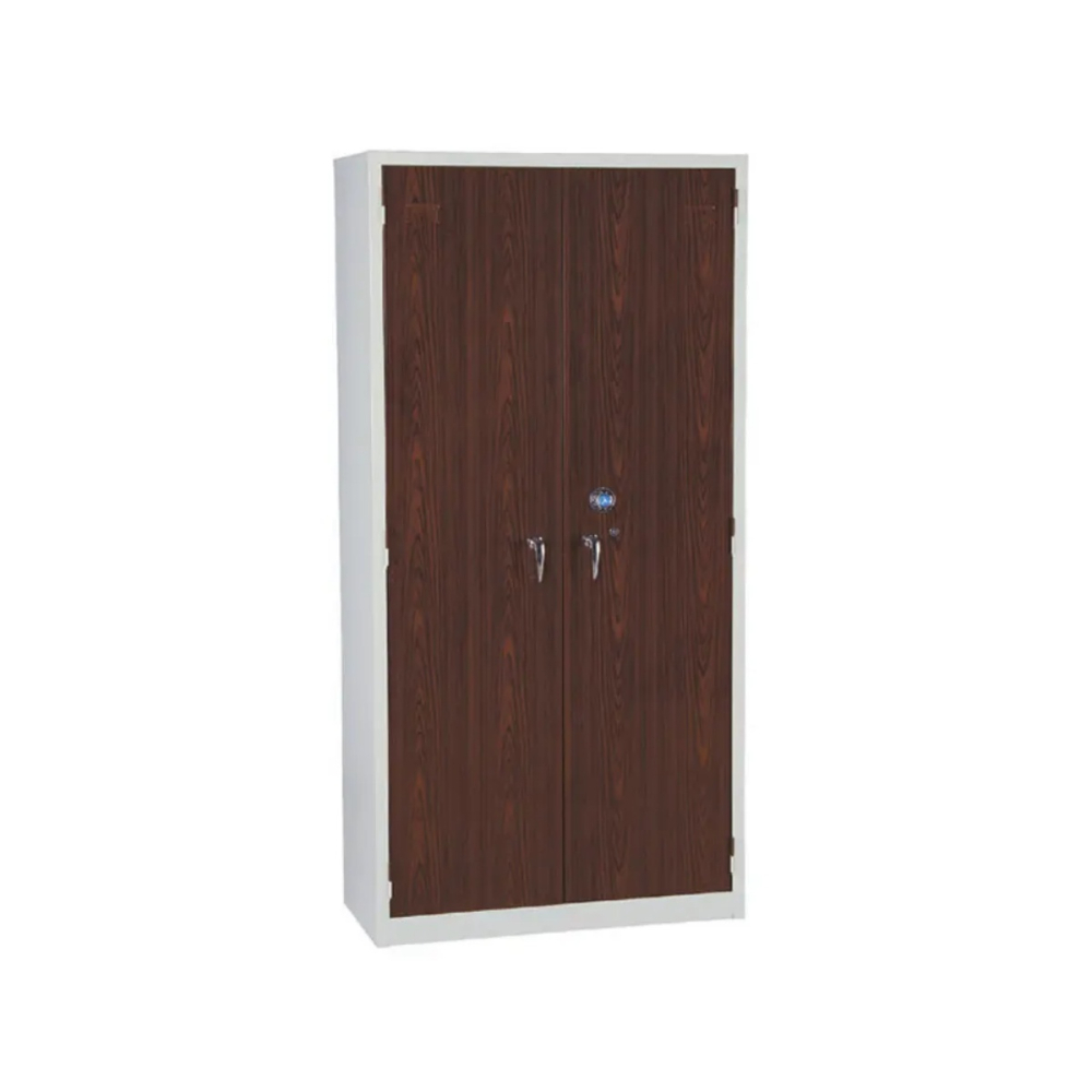 雙開門密碼鎖保密公文櫃(熱烤轉印胡桃面)