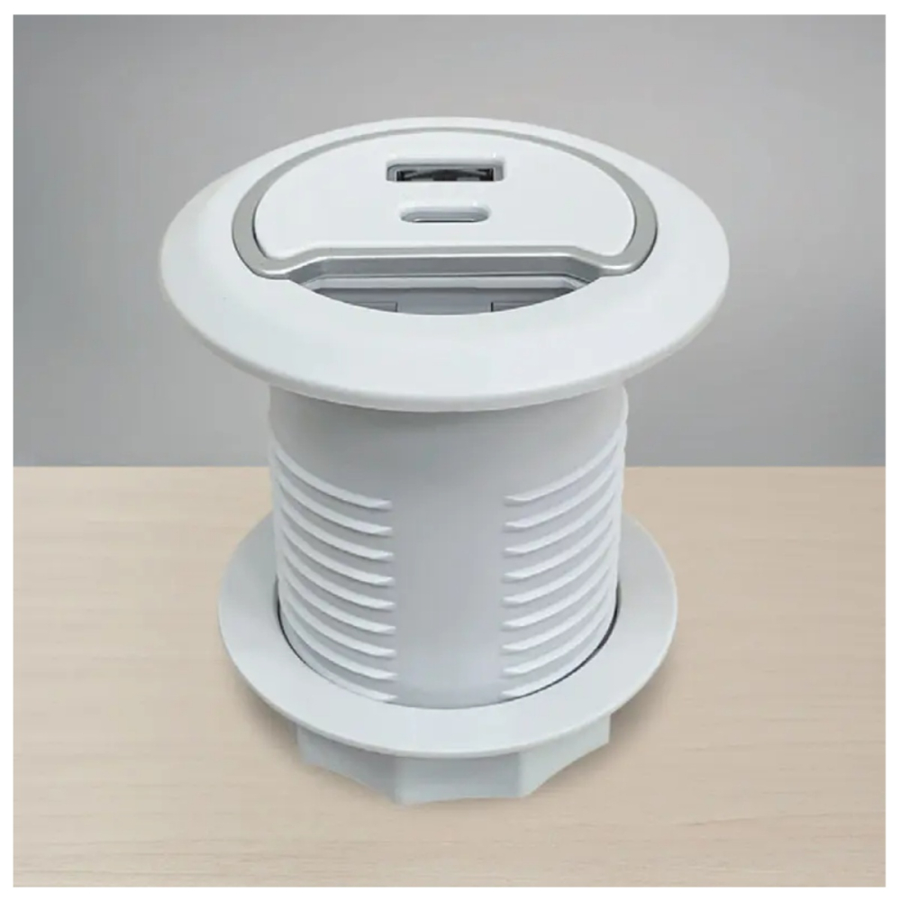 20W快充圓孔蓋插座