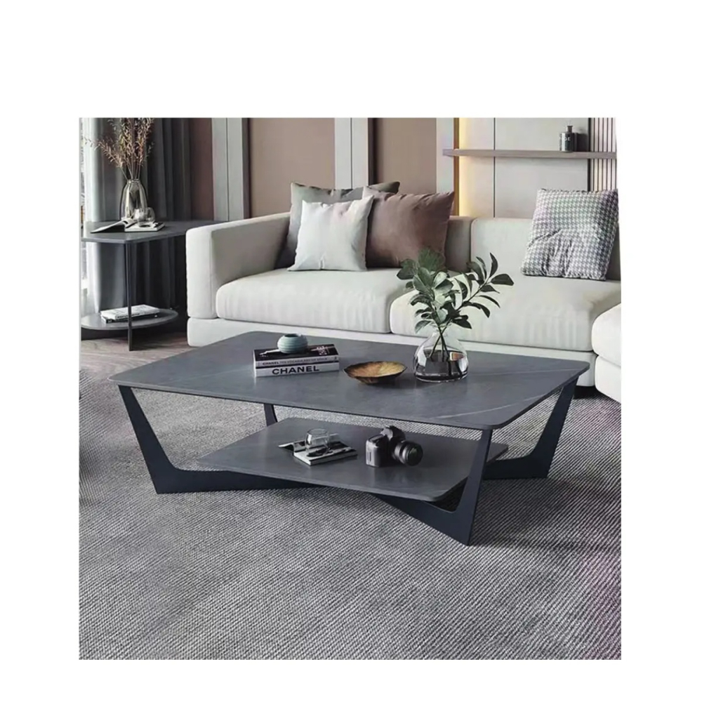 西格斯岩板雙層茶几