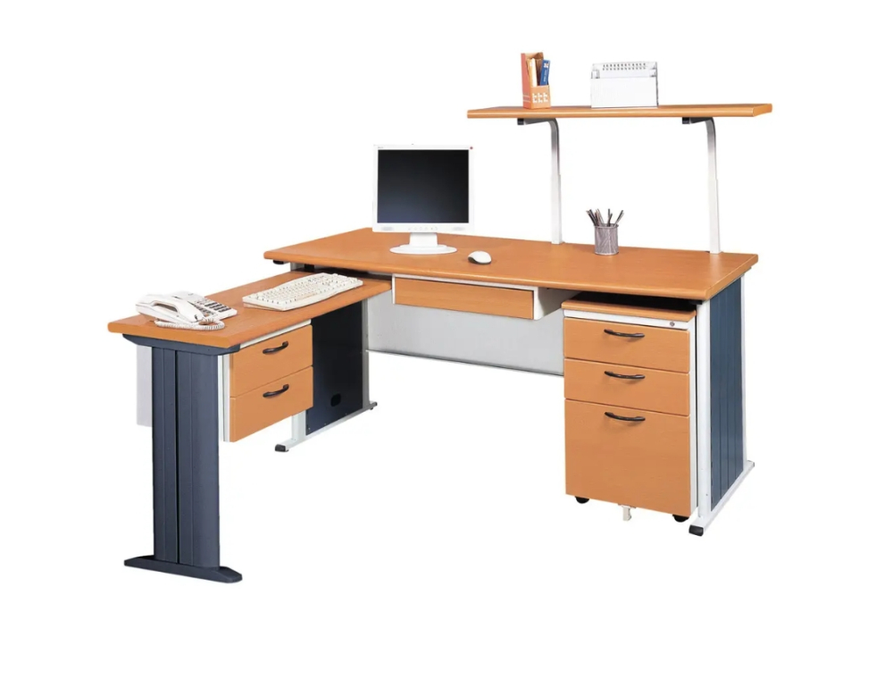 SYS160L辦公桌(整組含上架)