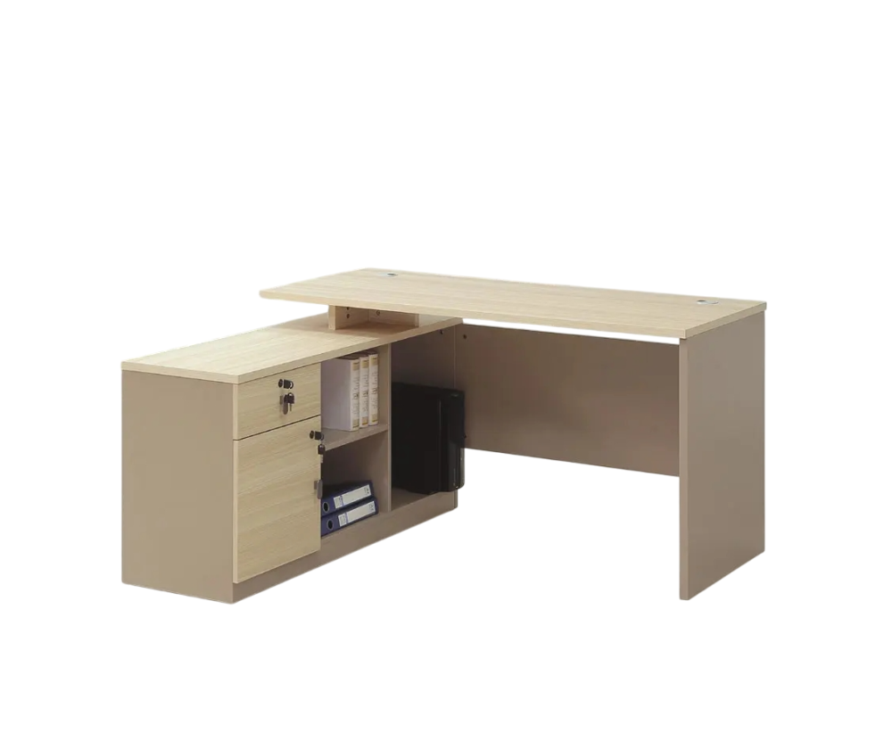 現代時尚L型辦公書桌