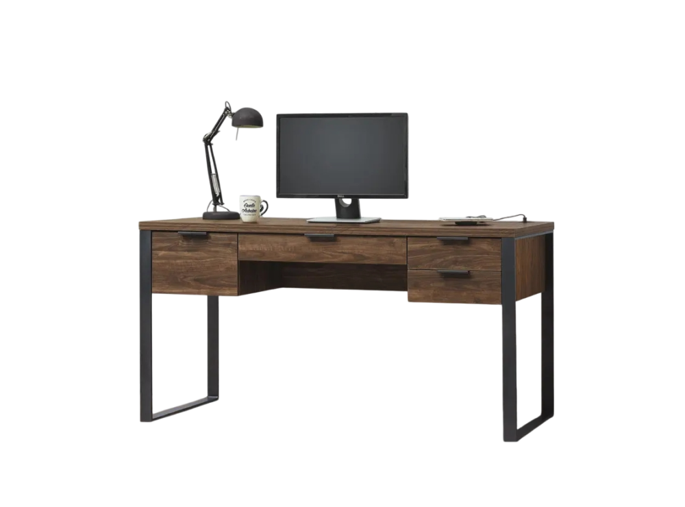 雅博德經典胡桃5尺書桌