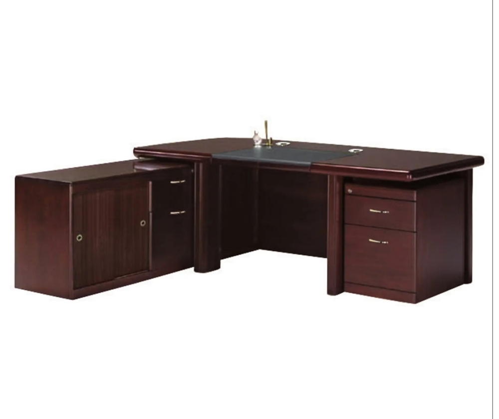 6.5尺豪華優質全木皮主管桌