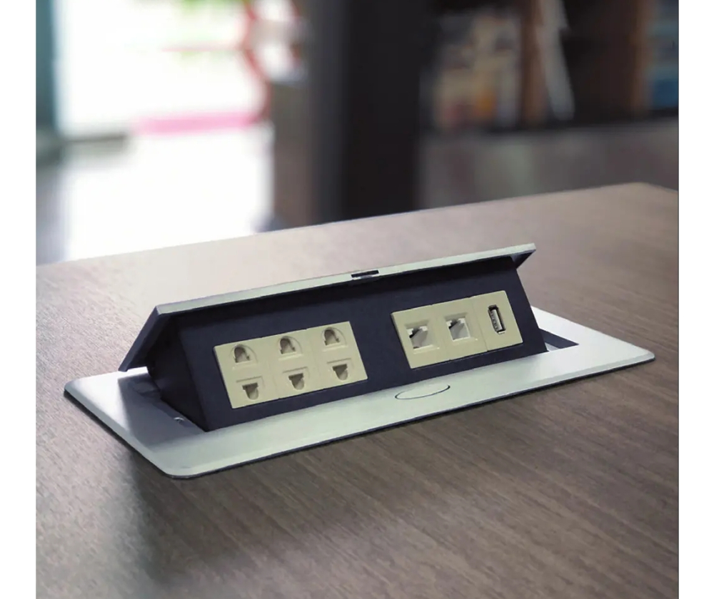 6.5尺馬波石紋主管桌