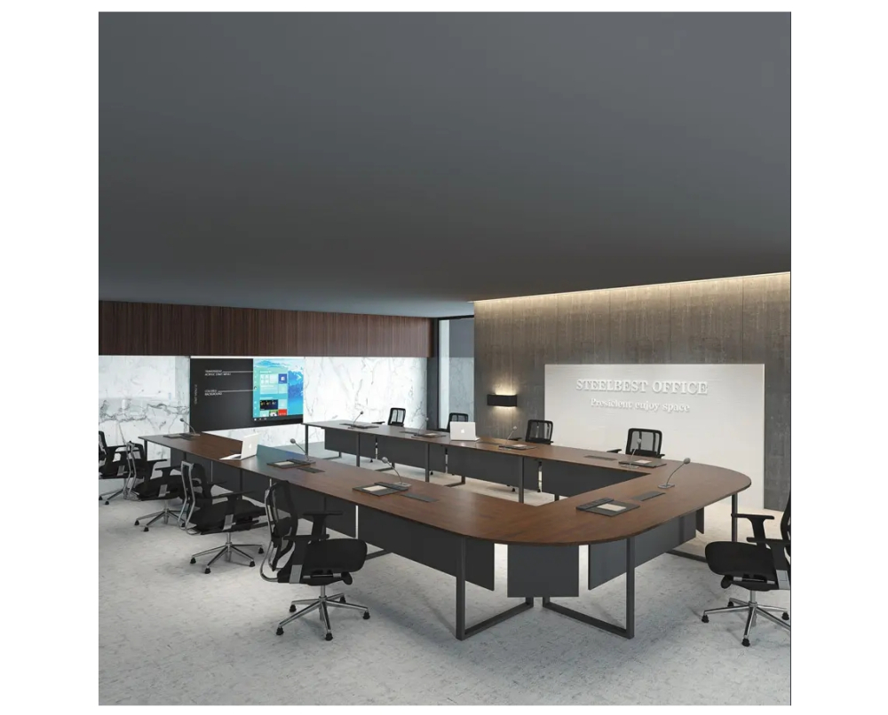 工業風環型會議桌(客製化尺寸)