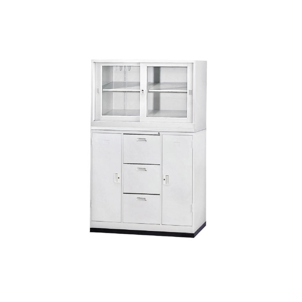 4x6尺三抽二門卷宗櫃(整組)