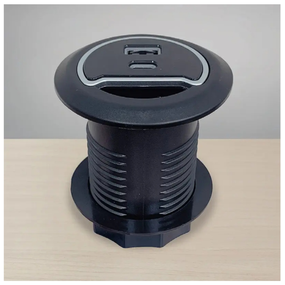 20W快充圓孔蓋插座