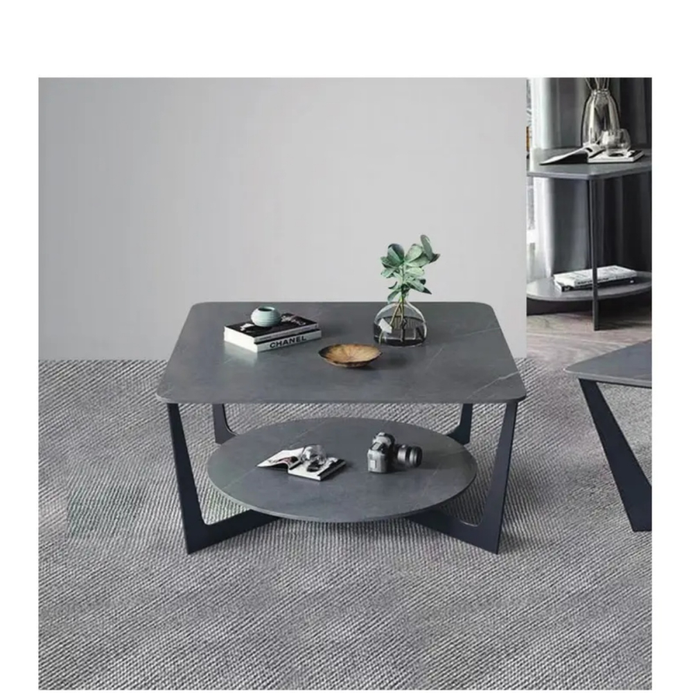 西格斯岩板雙層茶几