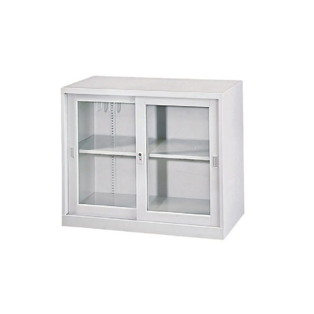 UG2玻璃加框拉門二層式