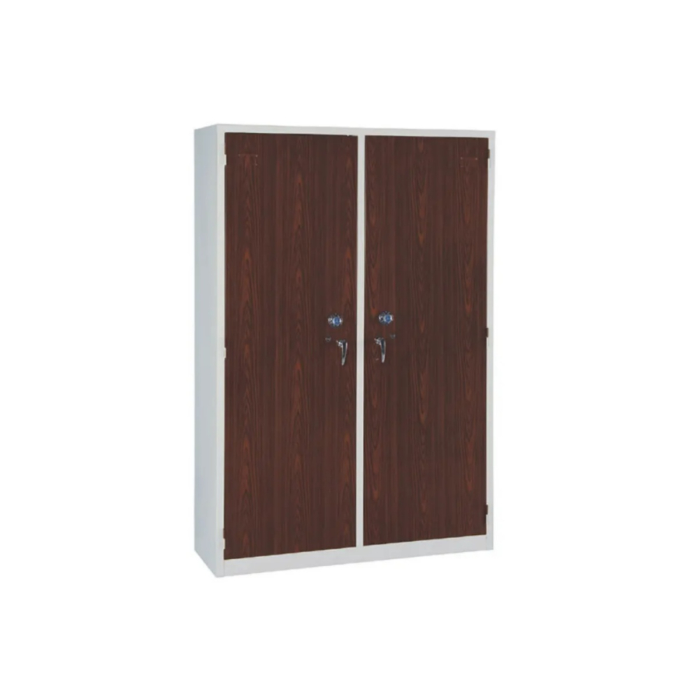 雙開門密碼鎖保密公文櫃 (熱烤轉印胡桃面)