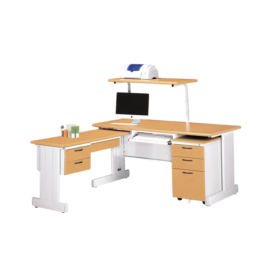 SHU150L辦公桌(整組含上架)