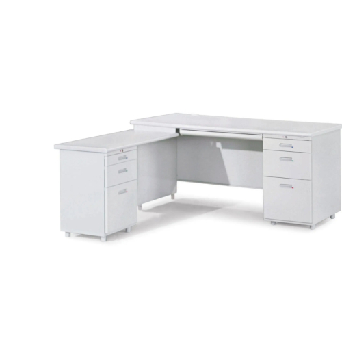 第1-7項L型辦公桌(三抽式側邊桌)