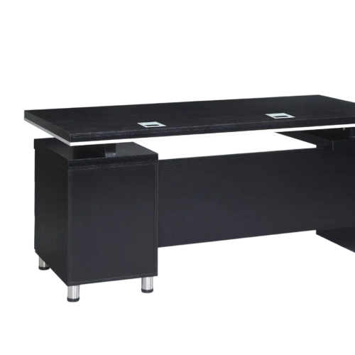 5.1尺黑浮雕辦公桌